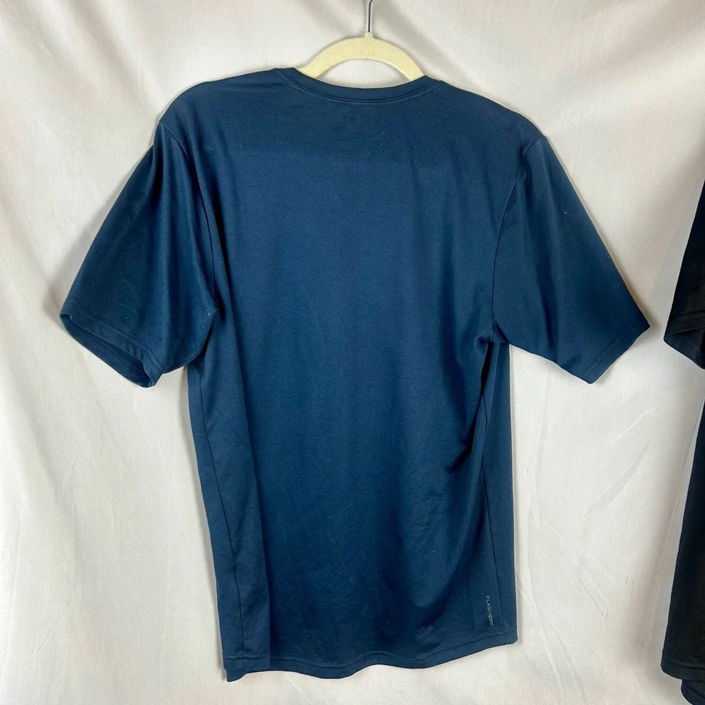 The North Face Mens FlashDry Graphic T-Shirt Bundle Pack of 2 Blue Black Small
